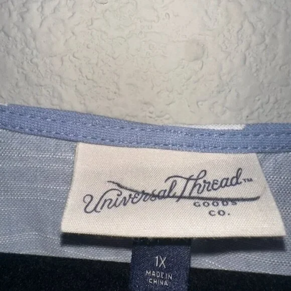 Universal Thread Blue Floral Midi Dress - Picture 5 of 8